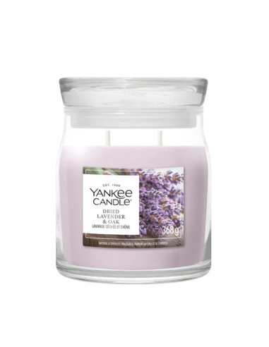 Świeca średnia dried lavender & oak yankee