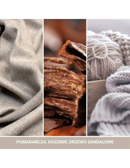 Świeca średnia warm cashmere yankee