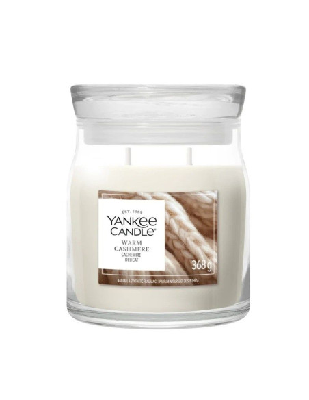 Świeca średnia warm cashmere yankee