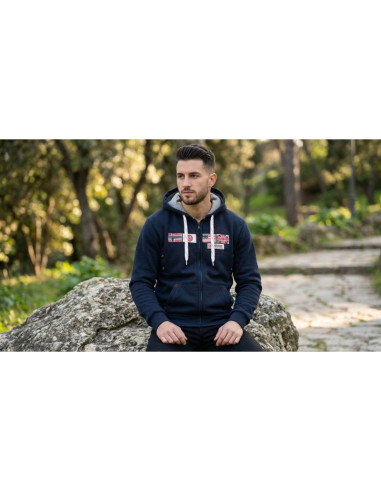 Bluza męska geographical norway gorma men 100 eo +bs (wt1880h/gn-navy)