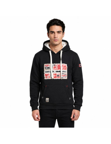 Bluza męska geographical norway gpepe 2 men 100 eo bs2 (wt1874h/gn-black)
