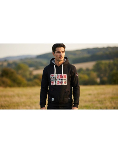 Bluza męska geographical norway gpepe 2 men 100 eo bs2 (wt1874h/gn-black)