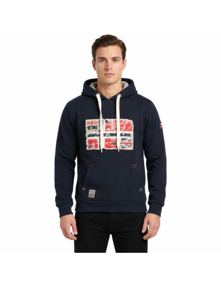 Bluza męska geographical norway gpepe 2 men 100 eo bs2 (wt1874h/gn-navy)