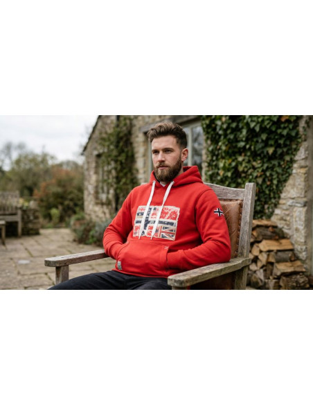 Bluza męska geographical norway gpepe 2 men 100 eo bs2 (wt1874h/gn-red)