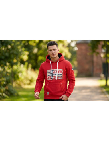 Bluza męska geographical norway gpepe 2 men 100 eo bs2 (wt1874h/gn-red)
