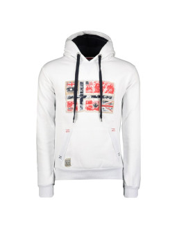 Bluza męska geographical norway gpepe 2 men 100 eo bs2 (wt1874h/gn-white)