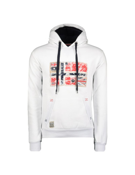 Bluza męska geographical norway gpepe 2 men 100 eo bs2 (wt1874h/gn-white)