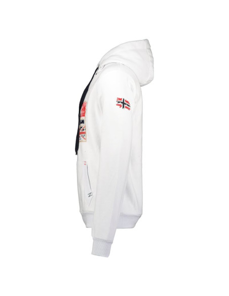 Bluza męska geographical norway gpepe 2 men 100 eo bs2 (wt1874h/gn-white)
