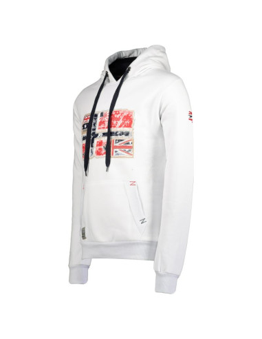 Bluza męska geographical norway gpepe 2 men 100 eo bs2 (wt1874h/gn-white)