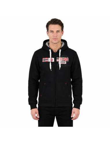 Bluza męska geographical norway gorma men 100 eo +bs (wt1880h/gn-black)