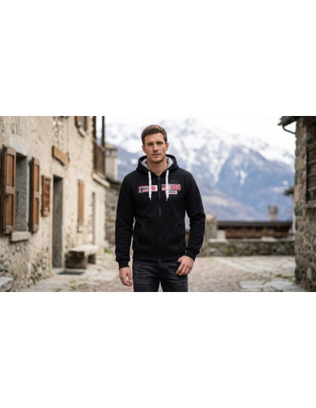 Bluza męska geographical norway gorma men 100 eo +bs (wt1880h/gn-black)