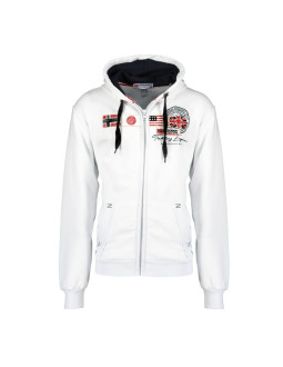 Bluza męska geographical norway gorma men 100 eo +bs (wt1880h/gn-white)
