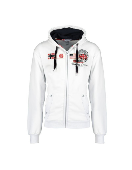 Bluza męska geographical norway gorma men 100 eo +bs (wt1880h/gn-white)
