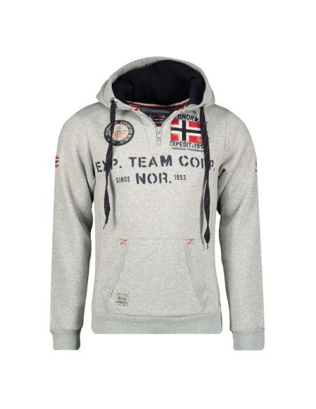 Bluza męska geographical norway goptaine men 100 eo bs2 (wt1885h/gn-light grey)