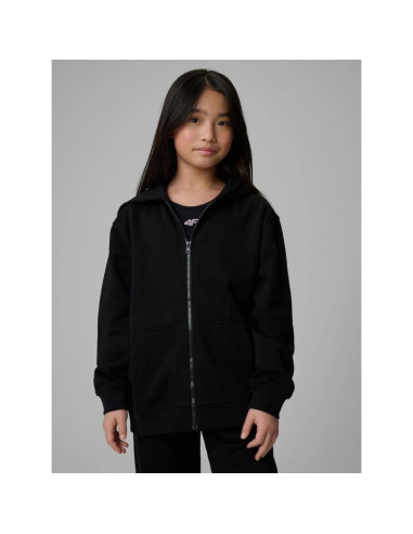 Bluza dresowa loose z kapturem dziewczęca 4f 4fjrmm00tswsf2713-20s