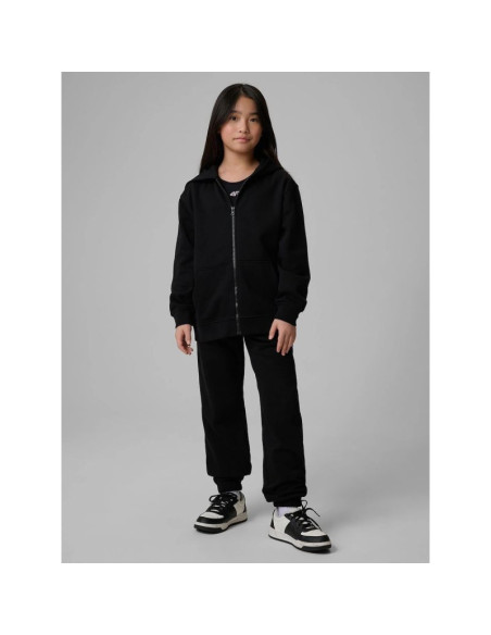 Bluza dresowa loose z kapturem dziewczęca 4f 4fjrmm00tswsf2713-20s