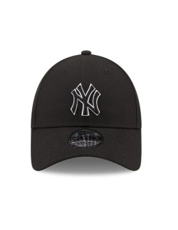 Czapka z daszkiem new era 9forty mlb ny new york yankees pop outline black - 60184647 2