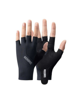 Rockbros rękawiczki rowerowe 162200230 czarne l