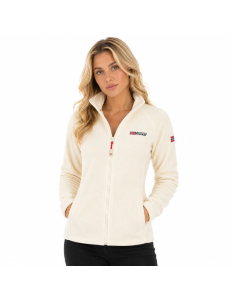 Polar damski geographical norway tug fz off white db lady 268 (wa1722f/gn-off white)