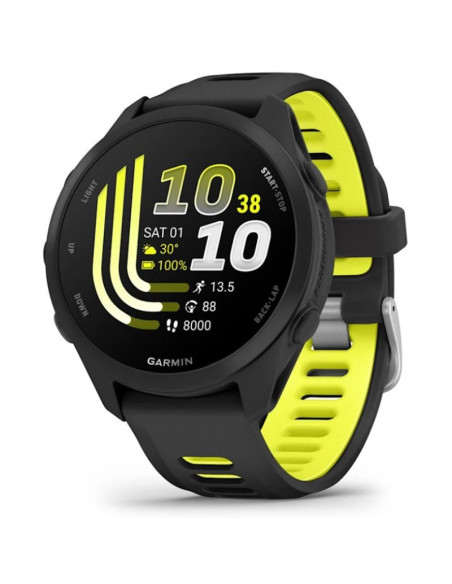 Zegarek garmin forerunner 170 42,6mm music black amp yellow