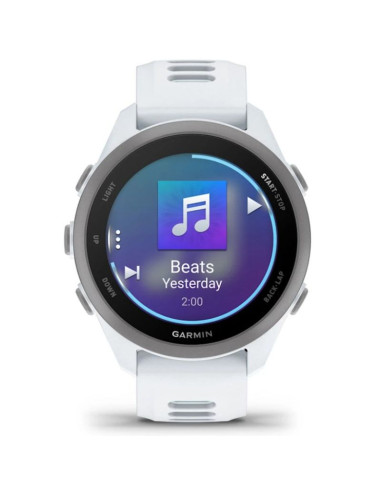 Zegarek garmin forerunner 170 42,6mm music whitestone cloud blue