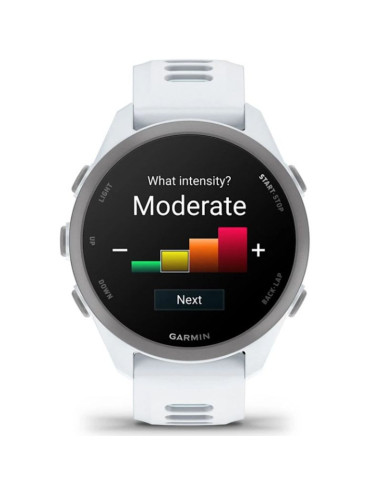 Zegarek garmin forerunner 170 42,6mm music whitestone cloud blue