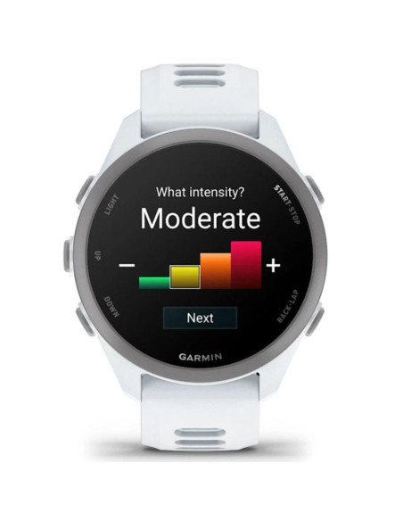 Zegarek garmin forerunner 170 42,6mm music whitestone cloud blue