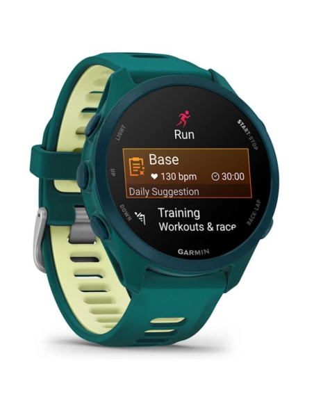 Zegarek garmin forerunner 170 42,6mm music teal green citron