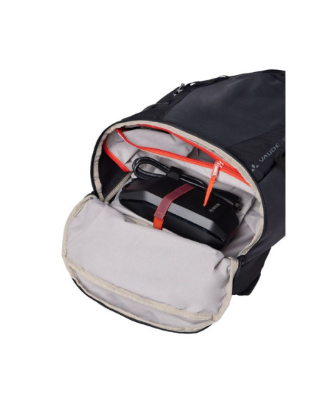 Vaude bike alpin 28+5 plecak plecak sportowy czarny poliamidowy, poliuretan (pu), poliester