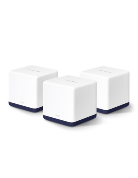 Mercusys halo h50g (3-pack) dual-band (2.4 ghz/5 ghz) wi-fi 5 (802.11ac) biały wewnętrzny
