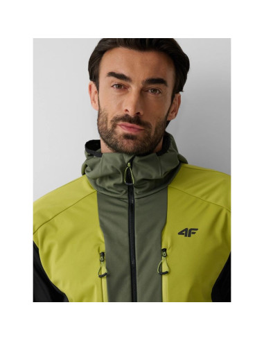 Kurtka softshell 4f pro wiatroodporna membrana 10000 męska 4f 4fraw26tsofm702-44s