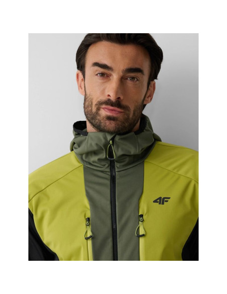 Kurtka softshell 4f pro wiatroodporna membrana 10000 męska 4f 4fraw26tsofm702-44s