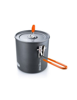 Gsi outdoors 50190 kampingowy przybór kuchenny słoiczek 1,1 l szary