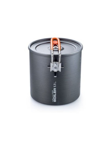 Gsi outdoors 50190 kampingowy przybór kuchenny słoiczek 1,1 l szary