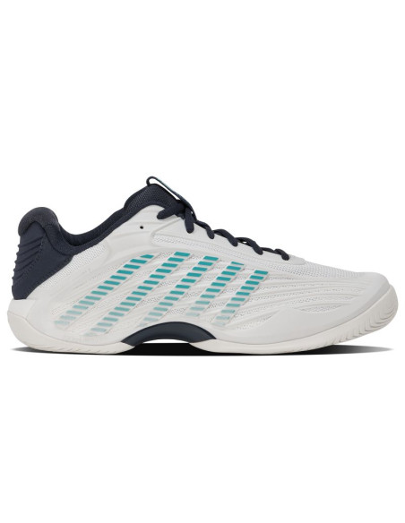 K-swiss hypercourt express 3 blanc de blanc/carbon/baltic-m (04603-162-m)