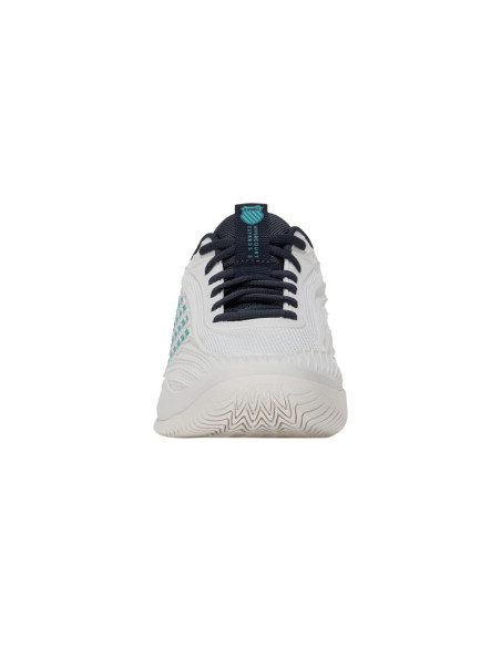 K-swiss hypercourt express 3 blanc de blanc/carbon/baltic-m (04603-162-m)