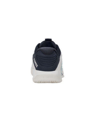 K-swiss hypercourt express 3 blanc de blanc/carbon/baltic-m (04603-162-m)