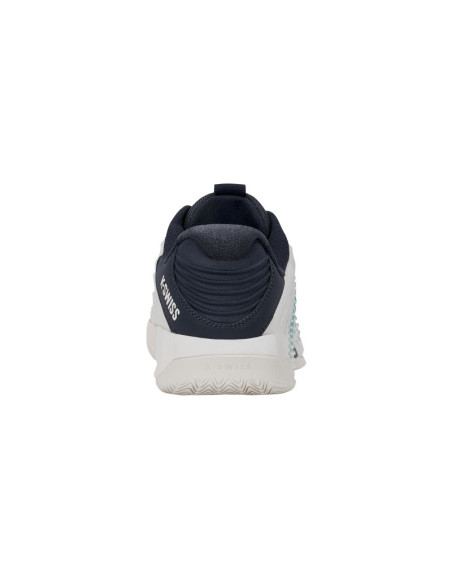 K-swiss hypercourt express 3 blanc de blanc/carbon/baltic-m (04603-162-m)