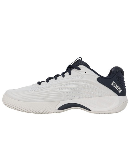 K-swiss hypercourt express 3 blanc de blanc/carbon/baltic-m (04603-162-m)