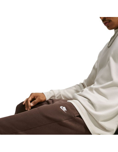 Spodnie męskie nike club bb jogger brązowe fn3787 237