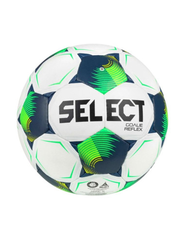 Piłka nożna select goalie reflex v26 biało-zielona 150052