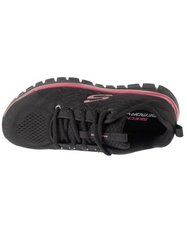 Skechers graceful - get connected 12615-bkmv czarne 36