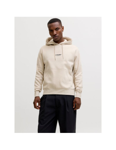 Jack&jones męska bluza z kapturem jjescho sweat hood noos 12278789 moonbeam