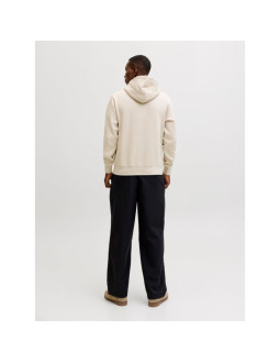 Jack&jones męska bluza z kapturem jjescho sweat hood noos 12278789 moonbeam 2