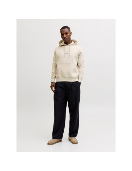 Jack&jones męska bluza z kapturem jjescho sweat hood noos 12278789 moonbeam