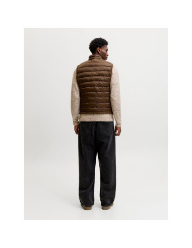 Jack&jones męska kamizelka bezrękawnik jjekingsley light bodywarmer collar noos 12298870 cocca