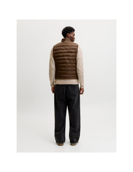 Jack&jones męska kamizelka bezrękawnik jjekingsley light bodywarmer collar noos 12298870 cocca