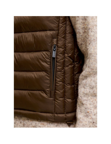 Jack&jones męska kamizelka bezrękawnik jjekingsley light bodywarmer collar noos 12298870 cocca