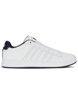 K-swiss court base ii white/navy/red-m (04411-130-m)