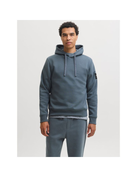 Jack&jones męska bluza z kapturem jjcleveland sweat hood sn 12298441 turbulence